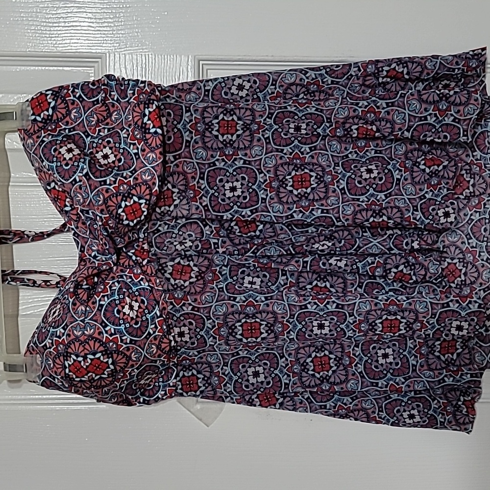Tropical escape Swim Top